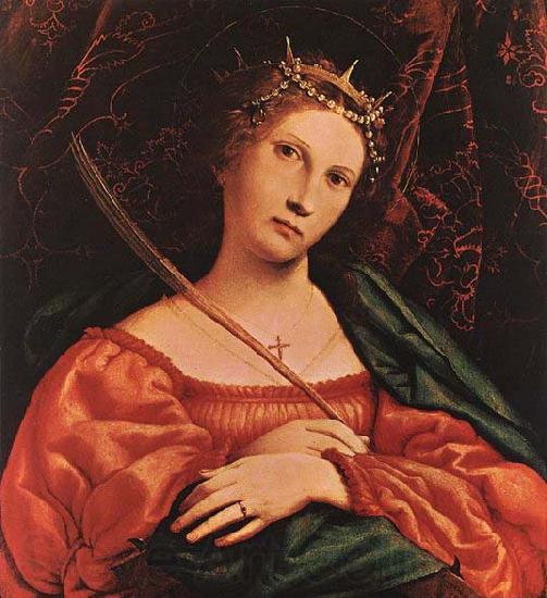 Lorenzo Lotto St Catherine of Alexandria Spain oil painting art